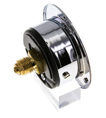 0..1 Bar (0..15 psi) Panel Mount Pressure Gauge Steel/Brass 50 mm Class 2.5 (Front Panel)