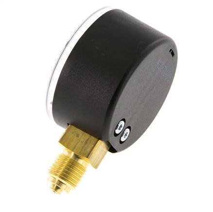 0..160 Bar (0..2321 psi) Pressure Gauge Below Plastic/Brass 50 mm Class 2.5