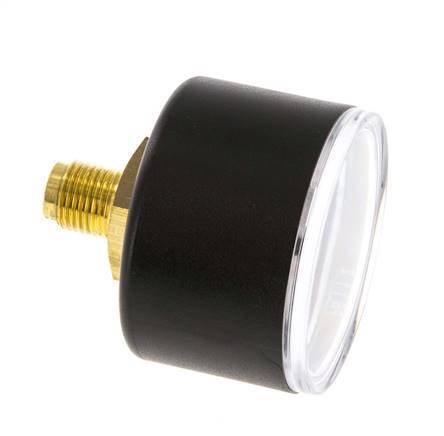 0..16 Bar (0..232 psi) Pressure Gauge Rear Plastic/Brass 40 mm Class 2.5