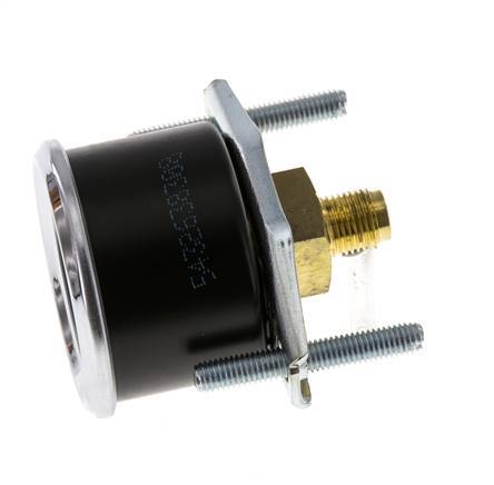 0..16 Bar (0..232 psi) Panel Mount Pressure Gauge Steel/Brass 40 mm Class 2.5 (Bracket)