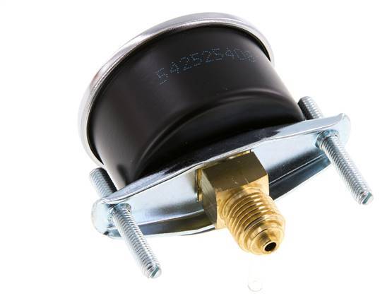 0..16 Bar (0..232 psi) Panel Mount Pressure Gauge Steel/Brass 50 mm Class 2.5 (Bracket)