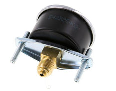 0..16 Bar (0..232 psi) Panel Mount Pressure Gauge Steel/Brass 50 mm Class 2.5 (Bracket)