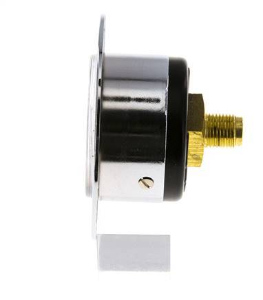 0..25 Bar (0..363 psi) Panel Mount Pressure Gauge Steel/Brass 40 mm Class 2.5 (Front Panel)