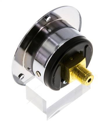 0..25 Bar (0..363 psi) Panel Mount Pressure Gauge Steel/Brass 40 mm Class 2.5 (Front Panel)