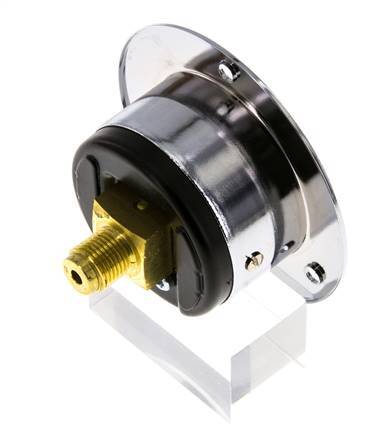 0..25 Bar (0..363 psi) Panel Mount Pressure Gauge Steel/Brass 40 mm Class 2.5 (Front Panel)