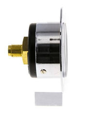 0..25 Bar (0..363 psi) Panel Mount Pressure Gauge Steel/Brass 40 mm Class 2.5 (Front Panel)