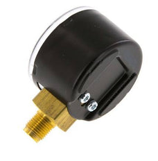 0..25 Bar (0..363 psi) Pressure Gauge Below Steel/Brass 40 mm Class 1.6