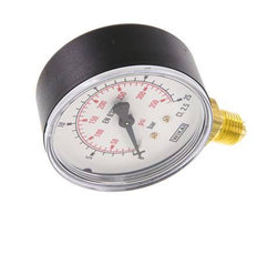 0..25 Bar (0..363 psi) Pressure Gauge Below Plastic/Brass 63 mm Class 2.5