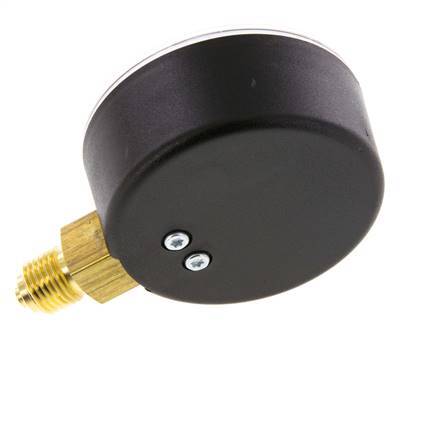 0..25 Bar (0..363 psi) Pressure Gauge Below Plastic/Brass 63 mm Class 2.5