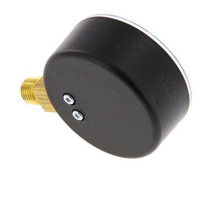 0..25 Bar (0..363 psi) Pressure Gauge Below Plastic/Brass 63 mm Class 2.5