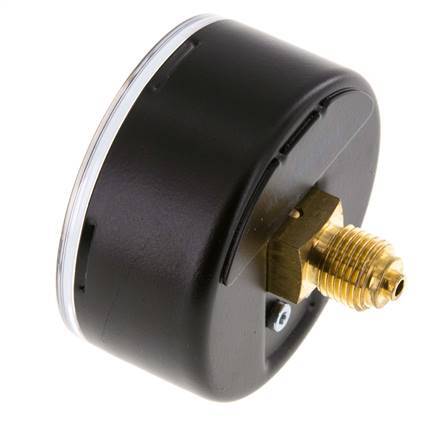 0..25 Bar (0..363 psi) Pressure Gauge Rear Steel/Brass 63 mm Class 1.6