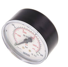 0..315 Bar Pressure Gauge Rear Plastic/Brass 63 mm Class 2.5