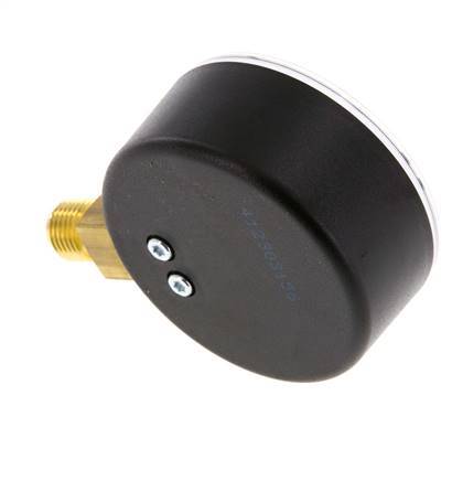 0..315 Bar (0..4569 psi) Pressure Gauge Below Plastic/Brass 63 mm Class 2.5