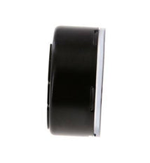 0..315 Bar (0..4569 psi) Pressure Gauge Below Steel/Brass 63 mm Class 1.6