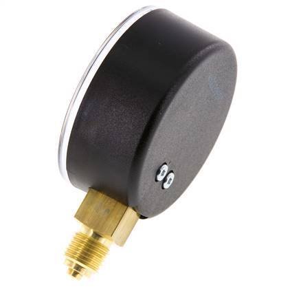 0..40 Bar (0..580 psi) Pressure Gauge Below Plastic/Brass 63 mm Class 2.5