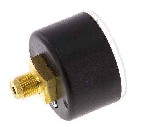 0..4 Bar (0..58 psi) Pressure Gauge Rear Plastic/Brass 40 mm Class 2.5