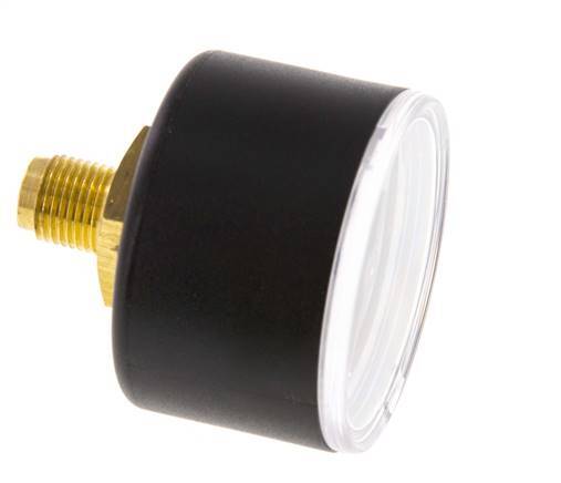 0..4 Bar (0..58 psi) Pressure Gauge Rear Plastic/Brass 40 mm Class 2.5