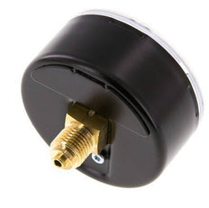 0..60 Bar (0..870 psi) Pressure Gauge Rear Steel/Brass 63 mm Class 1.6