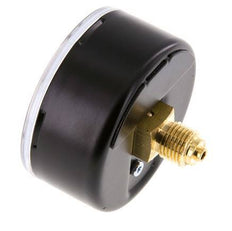 0..60 Bar (0..870 psi) Pressure Gauge Rear Steel/Brass 63 mm Class 1.6
