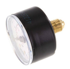 0..6 Bar (0..87 psi) Pressure Gauge Rear Steel/Brass 50 mm Class 1.6