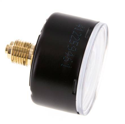 0..6 Bar (0..87 psi) Pressure Gauge Rear Steel/Brass 50 mm Class 1.6