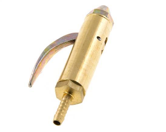 Brass Blowout Tap With Hose Connection 6 mm