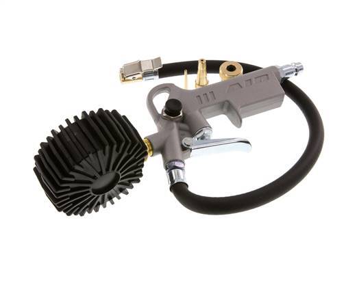 Pistol Grip Uncalibrated Tire Inflator Euro Coupling DN 7.2 12 bar Hobby