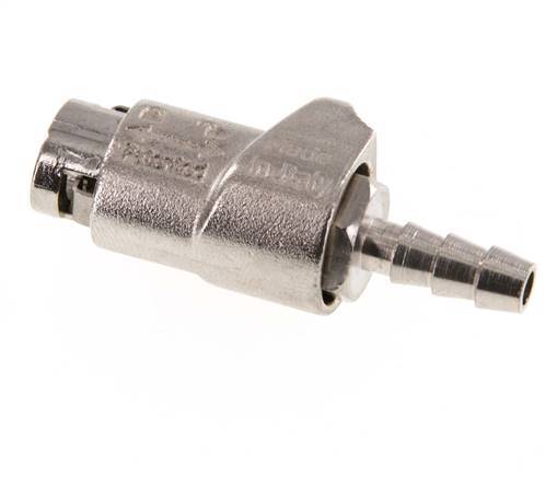 Double Claw Profi-Plug With 6 mm Hose Barb Connection