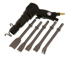 Compressed Air Chisel Hammer Set With 5 Chisels