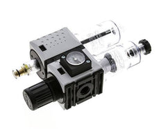 FRL 2-Part G1/4'' 800 l/min 0.5-8.0bar/7-116psi Semi-Auto Polycarbonate Futura 0