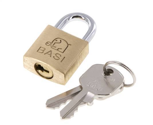 Cylinder padlock 20 Simultaneous Locking with Closure B