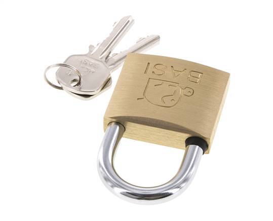 Cylinder padlock 50 Simultaneous Locking with Closure B
