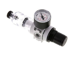 Filter-Regulator G1/4'' 700 l/min 0.5-10.0bar/7-145psi Semi-Auto 40 mm Pressure Gauge Plastic Multifix 0