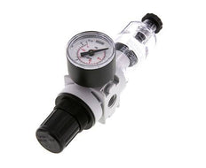 Filter-Regulator G1/4'' 700 l/min 0.5-10.0bar/7-145psi Semi-Auto 40 mm Pressure Gauge Plastic Multifix 0