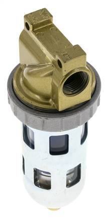 Microfilter 0.01microns G3/8'' 560 l/min Semi-Auto Protective Cage Polycarbonate Standard 1