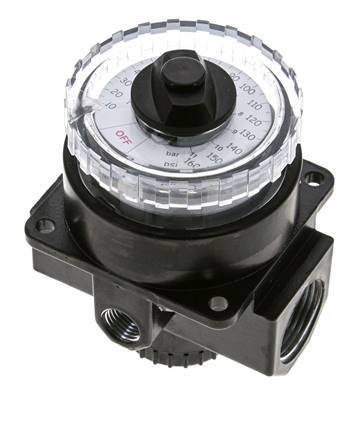 Pressure Regulator G1'' 9000 l/min 0.0-11.0bar/0-160psi