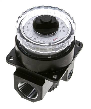 Pressure Regulator G1/4'' 3000 l/min 0.0-3.0bar/0-44psi