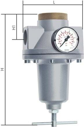 Pressure Regulator G1 1/2'' 15100 l/min 0.5-16.0bar/7-232psi Zinc Die-Cast Standard 7
