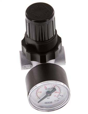 Pressure Regulator G1/8'' 450 l/min 0.5-10.0bar/7-145psi Zinc Die-Cast Standard 0