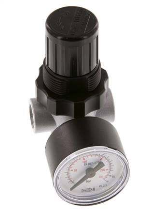 Pressure Regulator G1/4'' 450 l/min 0.5-10.0bar/7-145psi Zinc Die-Cast Standard 0