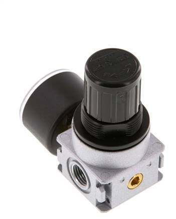 Pressure Regulator G1/4'' 600 l/min 0.2-6.0bar/3-87psi Zinc Die-Cast 40 mm Pressure Gauge Multifix 0
