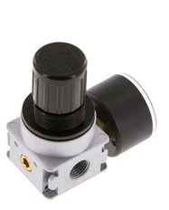 Pressure Regulator G1/4'' 600 l/min 0.2-6.0bar/3-87psi Zinc Die-Cast 40 mm Pressure Gauge Multifix 0