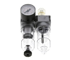 FRL 2-Part G1/4'' 700 l/min 0.1-3.0bar/1-44psi Semi-Auto 40 mm Pressure Gauge Polycarbonate Multifix 0