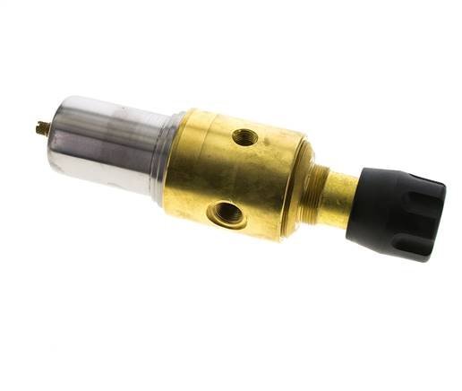 Filter-Regulator G3/8'' 800 l/min 0.5-8.0bar/7-116psi Manual Brass/Stainless Steel