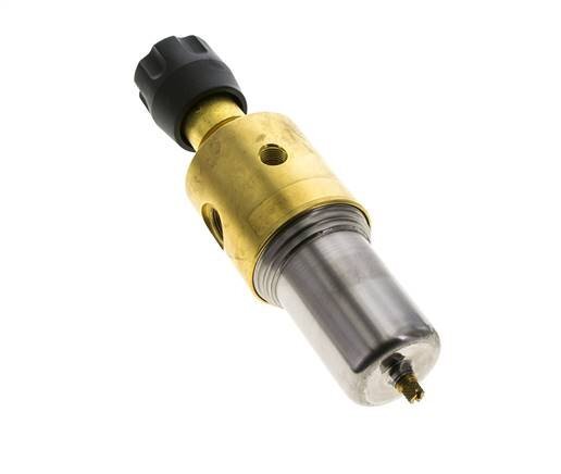 Filter-Regulator G3/8'' 800 l/min 0.5-8.0bar/7-116psi Manual Brass/Stainless Steel
