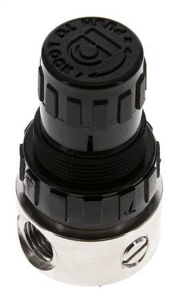 Pressure Regulator G1/4'' 350 l/min 1.0-15.0bar/14-218psi Stainless Steel/POM Gases Liquids