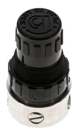 Pressure Regulator G1/4'' 350 l/min 1.0-15.0bar/14-218psi Stainless Steel/POM Gases Liquids