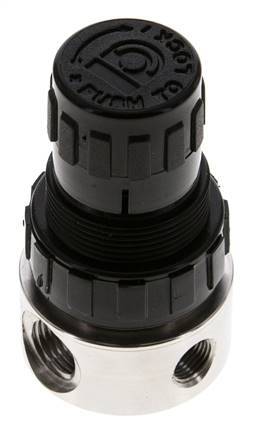 Pressure Regulator G1/4'' 350 l/min 1.0-15.0bar/14-218psi Stainless Steel/POM Gases Liquids