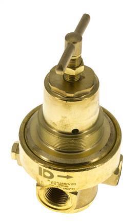 Pressure Regulator G1/2'' 1500 l/min 0.5-8.0bar/7-116psi Brass Gases Liquids