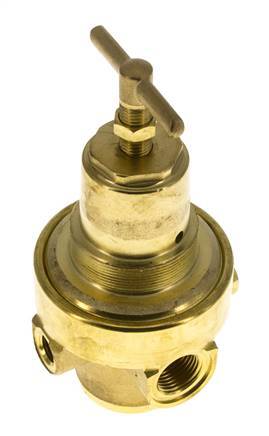 Pressure Regulator G1/2'' 1500 l/min 0.5-8.0bar/7-116psi Brass Gases Liquids